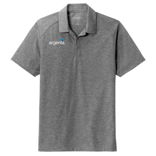 Sport-Tek PosiCharge Tri-Blend Wicking Polo -- Dark Grey Heather