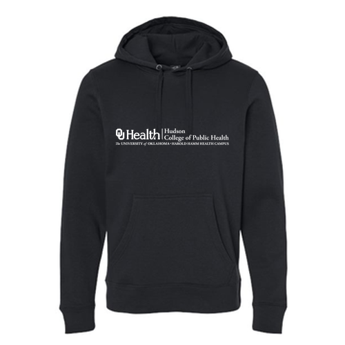 J America Unisex BTB Fleece Hooded Sweatshirt -- Black