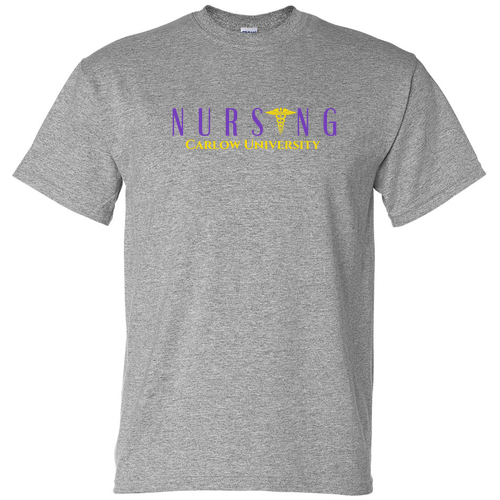 Carlow Nursing Cotton/Poly Blend Tee -- Sport Grey