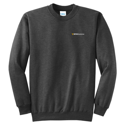 Port and Company Classic Crewneck Sweatshirt -- Dark Heather Grey