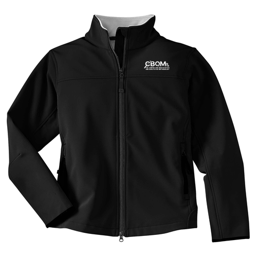 Port Authority Ladies Glacier Soft Shell Jacket -- Black / Chrome