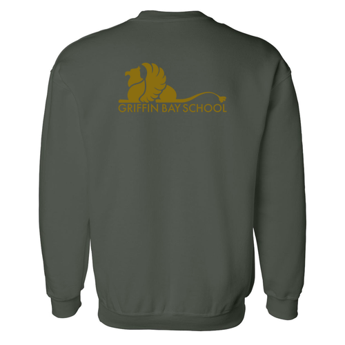 Gildan DryBlend Crew Neck Sweatshirt -- Forest Green