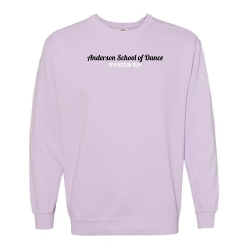 Comfort Colors Adult Crewneck Sweatshirt Competition Team-- Orchid
