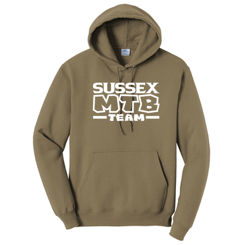 Port and Company Core Fleece Pullover Hooded Sweatshirt -- Coyote Brown
