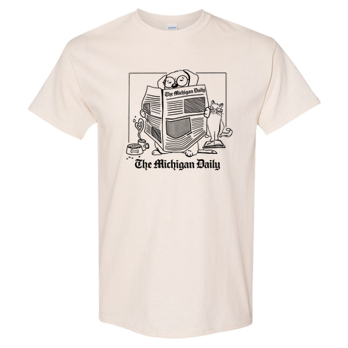 Gildan Heavy Cotton Basic T-Shirt -- Natural, Dog and Cat