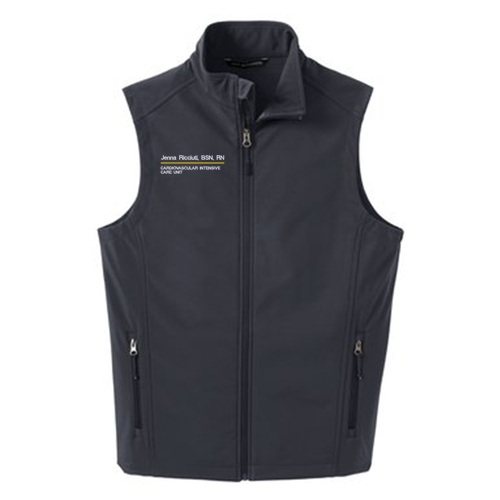 Port Authority Core Soft Shell Vest -- Battleship Grey