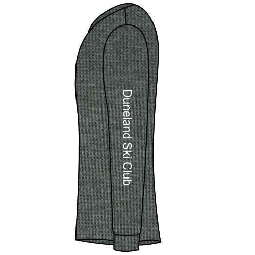 J America Vintage Long Sleeve Thermal T Shirt -- Charcoal Heather / Vintage White