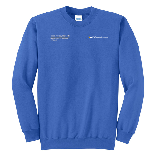 Port and Company Classic Crewneck Sweatshirt -- Royal