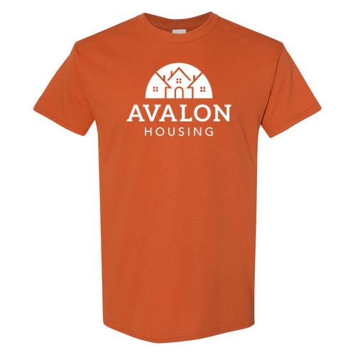 Mens/Unisex Gildan Heavy Cotton Basic T-Shirt -- Texas Orange