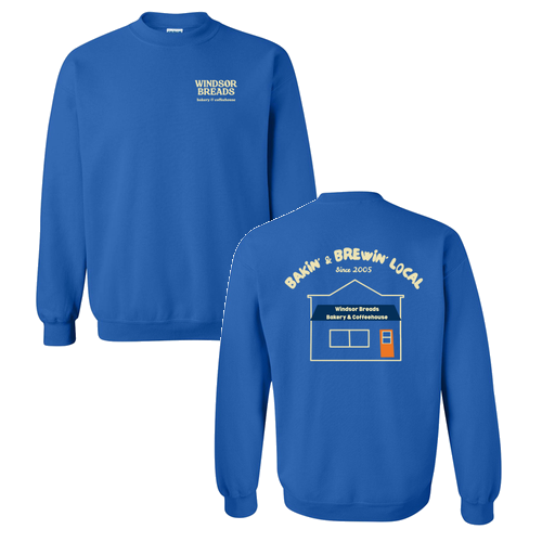 Gildan Heavy Blend Royal Crew Neck Sweatshirt