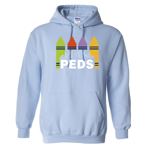 Gildan Heavy Blend Hooded Sweatshirt -- Light Blue