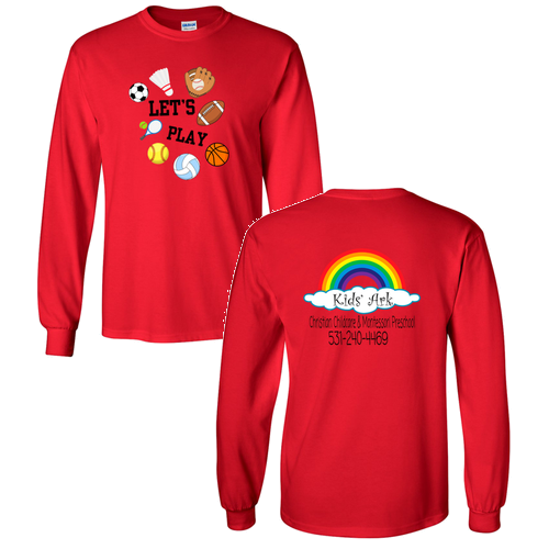 Adult Let's Play Long Sleeve Tee