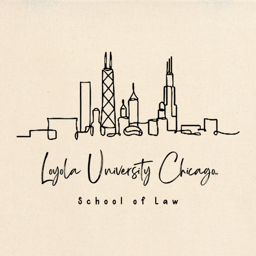 Chicago Skyline Tote -- Natural