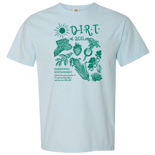 Comfort Colors Ringspun Garment Dyed T Shirt -- Chambray