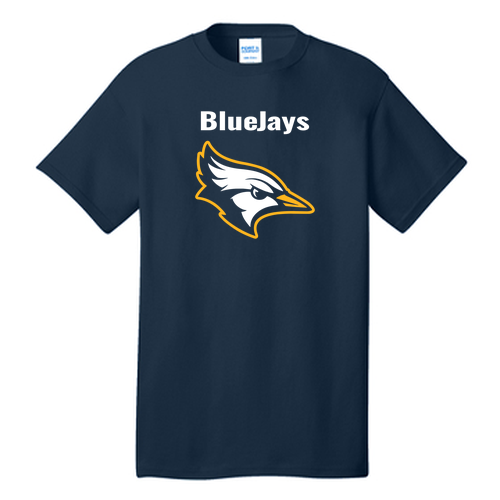 Port and Company 5.4 oz Cotton T-Shirt -- Navy