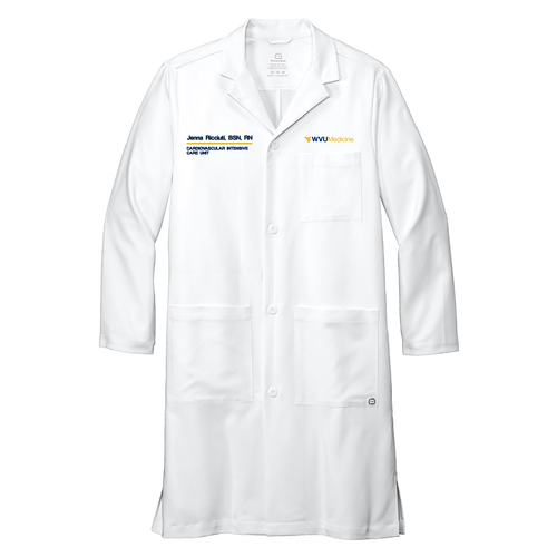 Wonderwink Men's Long Lab Coat -- White