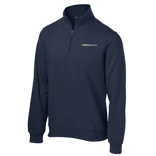 Sport Tek Quarter Zip Sweatshirt -- True Navy