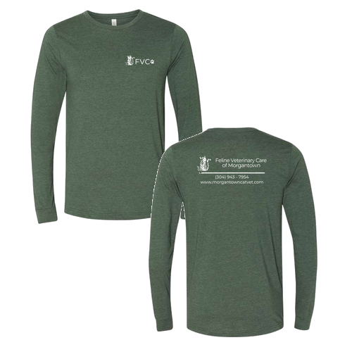Bella+Canvas Unisex Heather Cvc Long Sleeve Tee- Heathers -- Heather Forest