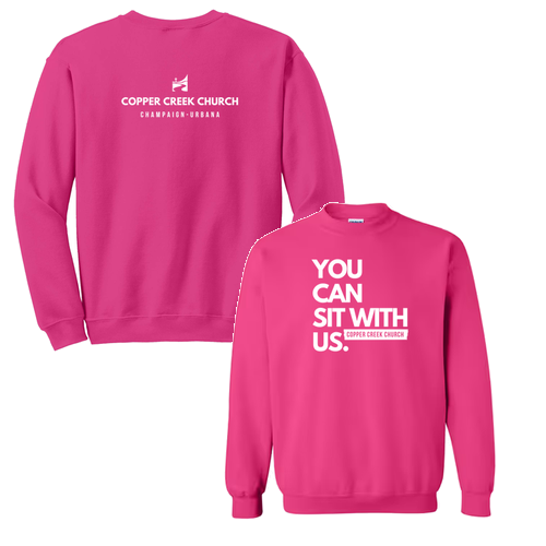 Gildan Heavy Blend Crew Neck Sweatshirt -- Heliconia