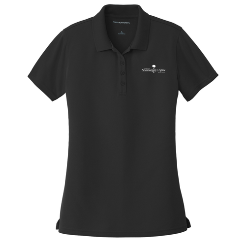 Ladies Black Dry Zone UV Micro Mesh Polo