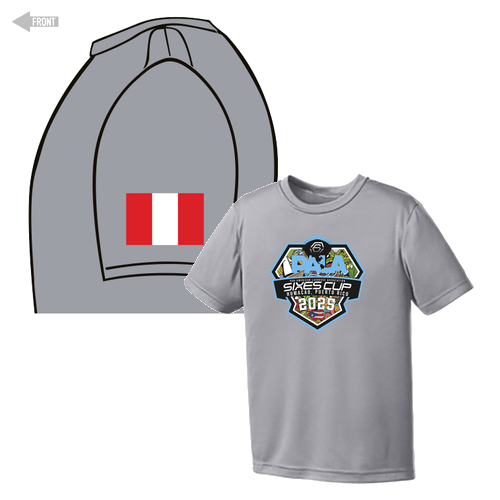 PERU Performance Tee -- YOUTH Silver