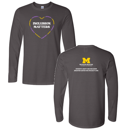 Mens/Unisex Gildan Softstyle Longsleeve T Shirt -- Charcoal, BCSC Logo