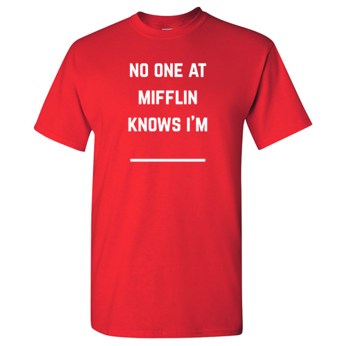 Gildan Heavy Cotton Red T-Shirt