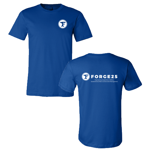 Forge25 Unisex Jersey T-Shirt -- True Royal