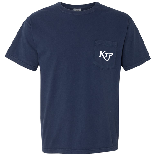Comfort Colors Short Sleeve Pocket Tee -- True Navy