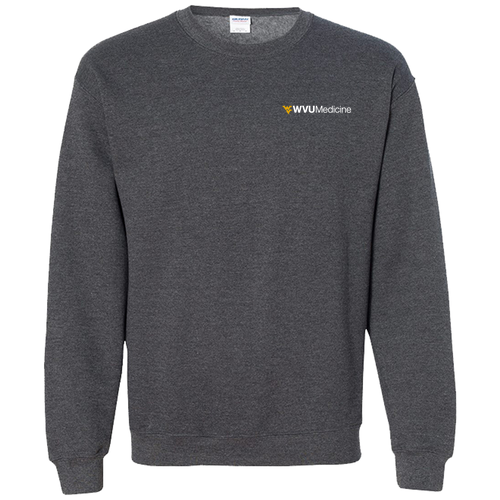 Gildan Heavy Blend Crew Neck Sweatshirt -- Dark Heather