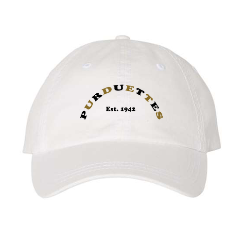 White Purduettes Hat