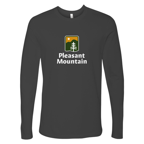 Pleasant Mountain Logo 1 Full color -- Long Sleeve Heavy Metal
