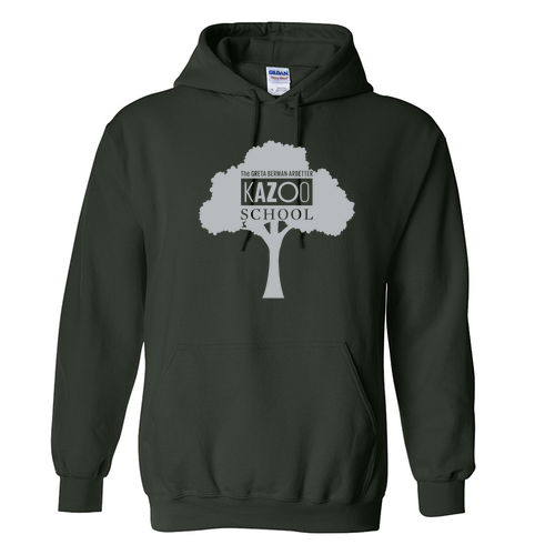 Gildan Heavy Blend Hooded Sweatshirt -- Forest Green