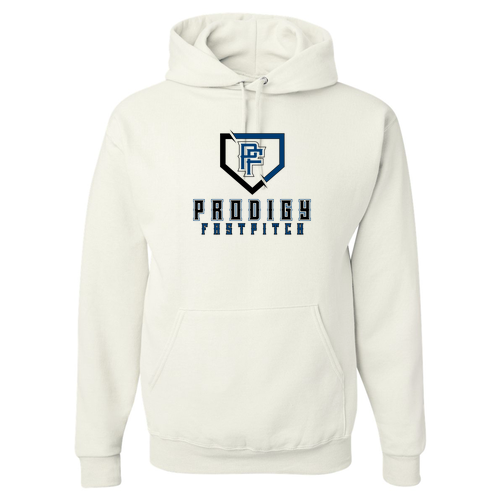 Jerzees 8 oz 50/50 Nublend Adult Hooded Sweatshirt -- White