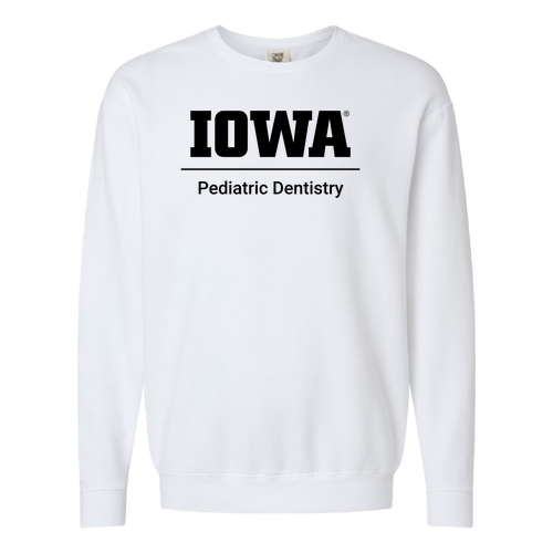 Comfort Colors Unisex Garment-Dyed Lightweight Fleece Crewneck Sweatshirt -- White