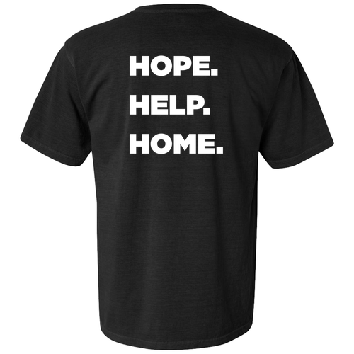 Comfort Colors Ringspun Garment Dyed T Shirt -- Black