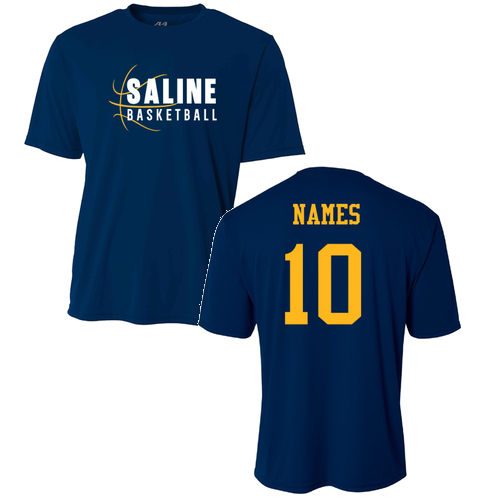 A4 Youth Cooling Performance Short Sleeve Tee -- Navy