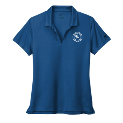 Ladies Nike Dri-Fit Micro Pique 2.0 Polo -- Gym Blue