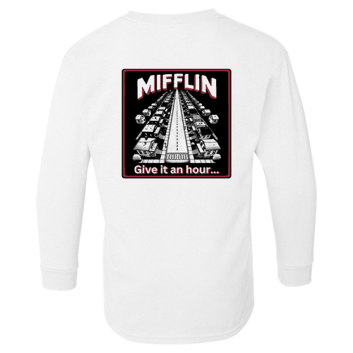 Gildan Youth Heavy Cotton Longsleeve -- White