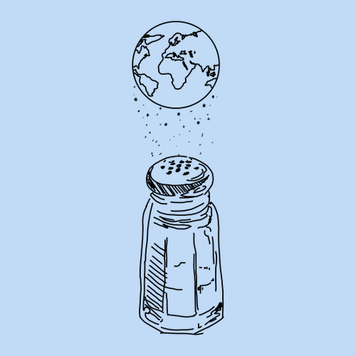 Gildan Heavy Blend Crew Neck Sweatshirt -- Light Blue