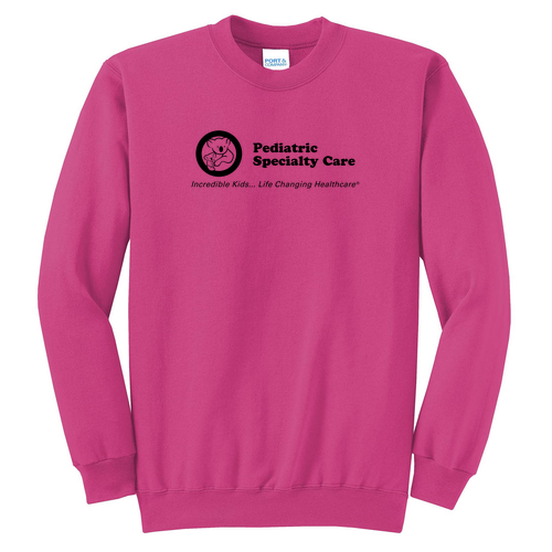 Port and Company Classic Crewneck Sweatshirt -- Sangria