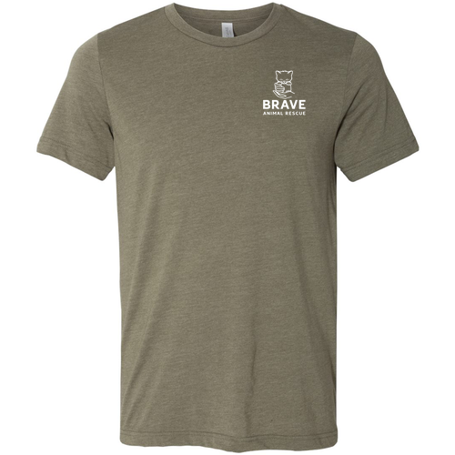Brave Triblend Tee -- Olive Triblend