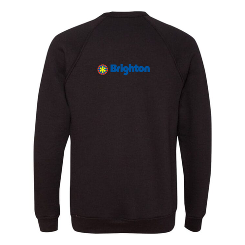 Brighton Logo 2 Full color -- Crewneck Sweatshirt Black
