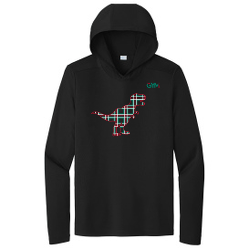 Sport-Tek Posi-UV Pro Long Sleeve Hoodie -- Black