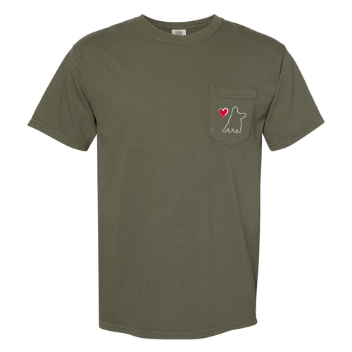 Comfort Colors Short Sleeve Pocket Tee -- Sage