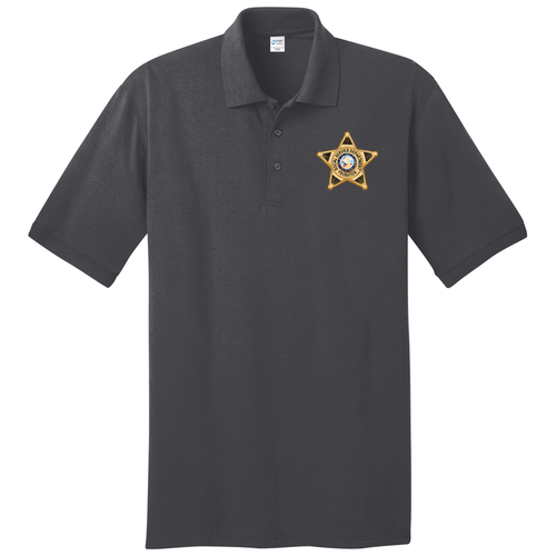 Port & Company Core Blend Jersey Knit Polo -- Charcoal