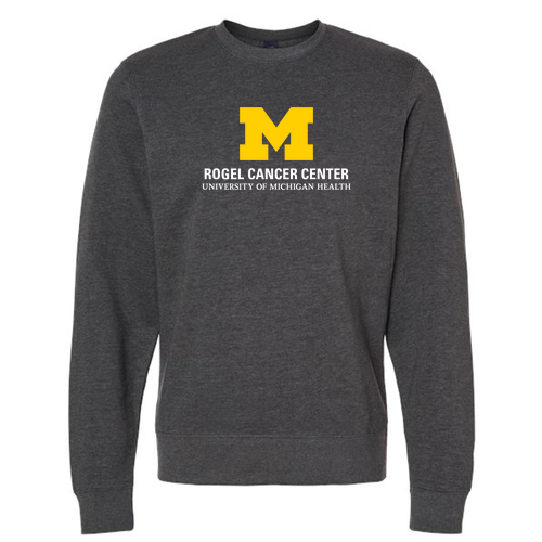 J. America Soft BTB Fleece Crewneck Sweatshirt -- Charcoal Heather