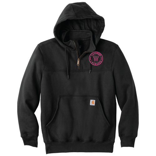 Carhartt Rain Defender Paxton Heavyweight Hooded Zip Mock Sweatshirt -- Black