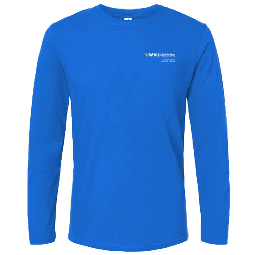 Gildan Softstyle Longsleeve T Shirt -- Royal