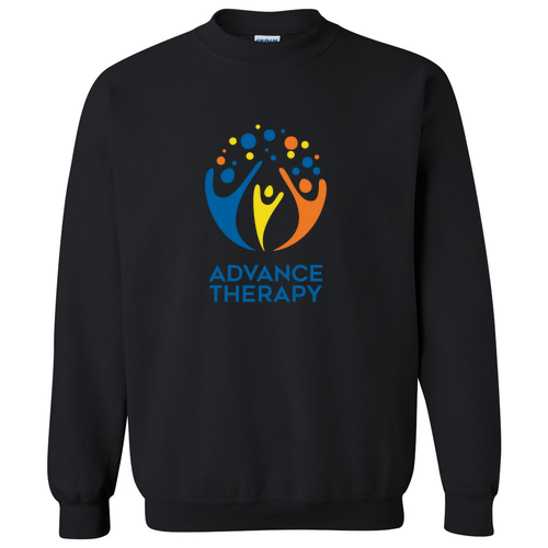 Gildan Heavy Blend Crew Neck Sweatshirt -- Black